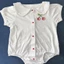 Bé Bé Mỏng Quần Áo Mùa Hè Mới Tay Ngắn Hậu Cung Anh Đào Mùa Hè Quần Áo Sơ Sinh Jumpsuit