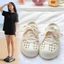 Baotou Half Slippers For Women's Outerwear Spring New Slip-On Versatile Casual Hollow Non-Slip T