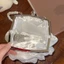 New Chinese Style Small Fragrance Rose Flower Silk Satin Clip Dumpling Bag Banquet Socialite Clo