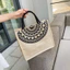Túi Tote dân gian truyền thống bằng vải Canvas có khóa đóng để sử dụng hàng ngày Đi chơi thông thường và