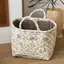 Hoa văn Vines Khối lưu trữ có thể gập lại kiểu Pháp với chất liệu Cotton thoáng khí cho gia đình và văn phòng