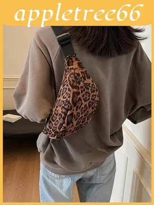 Túi đeo chéo hiện đại với họa tiết da báo và trang phục nữ lót Polyester cho