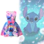 Đầm Lilo khâu trẻ em với vải Cotton pha trộn