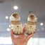 Dép Trẻ Em Bao Đầu Giày Sandal Mùa Hè Giày Sandal Tập Đi Đế Mềm Cho Bé Phong Cách Công Chúa Mũi