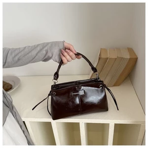 Simple Small Bags For Women New Commuter Fashion Portable Shoulder Crossbody Bag Retro Fashion D