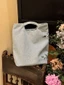 New Original Denim Diamond-encrusted Small Handbags Retro Simple Portable Handbags Student Commu