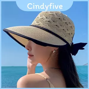 Mũ Rơm Mùa Hè Có Cạnh Xù Và Polyester Thoáng Khí Để Sử Dụng Thường Ngày Và Thời Trang