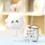 Mặt dây chuyền sang trọng đậu phụ cho túi Móc khóa có dây Polyester cho bé gái