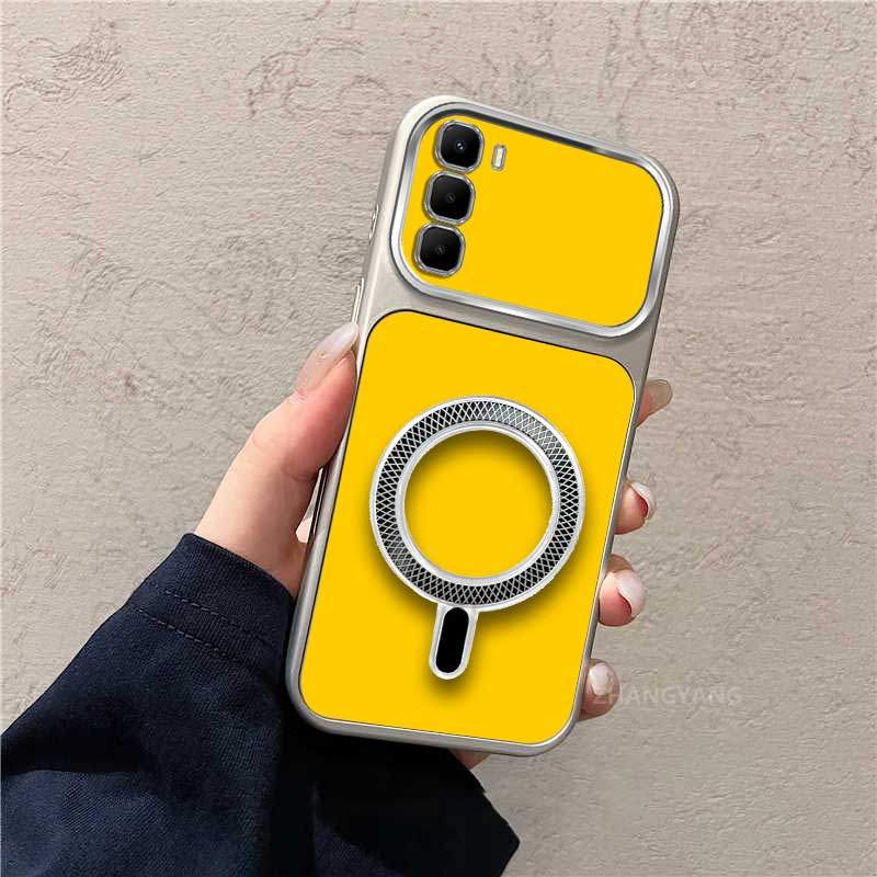 Ốp Lưng Cho Tecno Camon 40 4G Camon 40 Pro 4G Vỏ Điện Thoại TPU Mờ Cao Cấp Mới Màu Sắc Thẩm Mỹ Và Bề Mặt Sáng Thiết Kế Vòng Hút Từ Tính