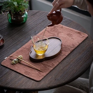 Toàn Diện Jacquard Đơn Giản Mềm Mại Và Thấm Hút Hộ Gia Đình Hai Mặt Dày Bàn Trà Thảm Khô Bọt Thảm