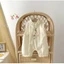 Jumpsuit Cho Bé Mùa Hè Mới Phong Cách Trung Hoa Mỏng Áo Rompers Cho Bé Gái Quần Áo Sơ Sinh Mù