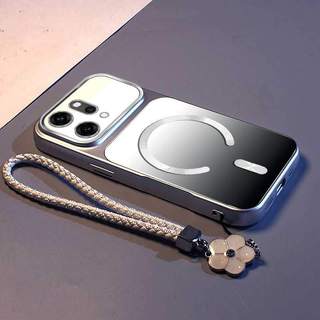 Ốp Lưng Cho OPPO Reno 14 5G Reno 14 Pro 5G Reno 14F 5G Matte Cửa Sổ Lớn Nhiều Màu Sắc Vỏ Điện Thoại Kim Loại Thẩm Mỹ Vòng Từ Tính Mạnh Thiết Kế Miễn Phí Tinh Tế Treo Dây