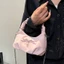 Handbags New Fashion Floral Plaid Pleated Crossbody Bag Versatile Chain Shoulder Cloud