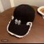 bow Lace Baseball Cap For Women, Korean Version, All-match Face-showing Small Peaked Cap, Large