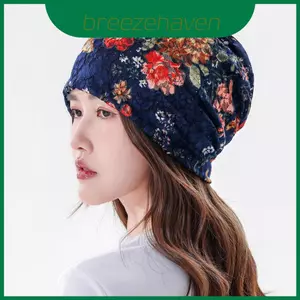 Mũ trùm đầu có thể gập lại dành cho nữ Moon Child với họa tiết hoa và tấm chắn nắng hàng ngày để mặc