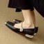 National Style Authentic Mary Jane Shoes New Retro Versatile French Square Toe Shallow Mouth Sho