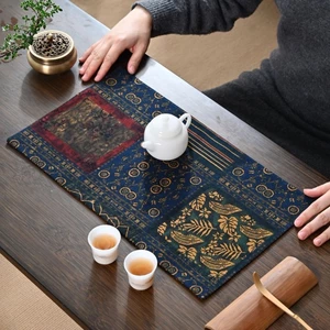 Phong Cách Mới Phong Cách Dân Tộc Trà Thảm Phong Cách Zen Khăn Trải Bàn Trà Thảm Trà Vải Vải Bàn Thảm Trà Bàn Trà Thảm