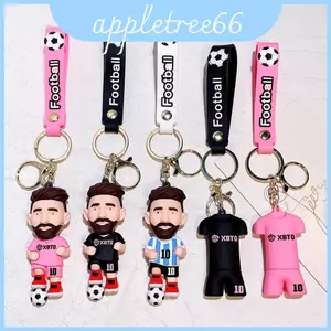 Móc khóa Messi độc đáo Ngôi sao bóng đá Jersey Quà tặng quyến rũ bằng silicon cho bạn bè hoặc ngày lễ