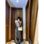 Floral Ruffled Sloped Shoulder Thin T-shirt Women's Waist Slim Fit High-Quality Off-Shoulder