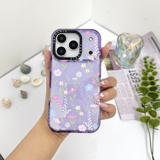 Ốp Màu Hoa Tươi Sáng Mùa Hè Màn Hình Tương Thích Cho IPhone11 12 13 14 15 16 17 Pro Max 12Mini Cover X XR XSMax Silicone Mềm Trong Suốt Cản SE 2022 6 7 8Plus Vỏ Chống Sốc