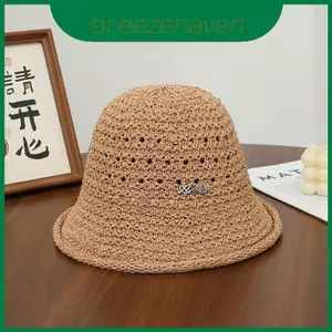 Mũ che nắng nữ mùa hè có vải thoáng khí và thiết kế có thể gập lại cho du lịch