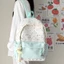 Túi đi học công suất lớn tươi mát và dễ thương Học sinh trung học mới Ba lô học sinh cao cấp Ba