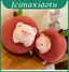 Ấm cúng Sang Trọng Lợn Táo Gối Ngắn Sang Trọng Thú Nhồi Bông Món Quà Hoàn Hảo 26cm 36cm