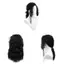 Michael Jackson Cosplay Tóc Giả Màu Đen Vừa Dài Tóc Xoăn Cho Sân Khấu