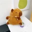 Ba lô động vật nước mềm sang trọng Capybara có túi bên sử dụng hàng ngày cho