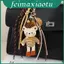 Animal Miu Style Sang Trọng Quyến Rũ Với Kỹ Thuật Handmade Trang Trí Ba Lô Cho