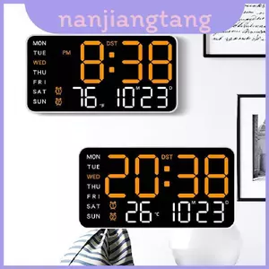 Đồng hồ kỹ thuật số hiển thị Led có đèn ngủ và chức năng ngày cho phòng khách hoặc văn phòng