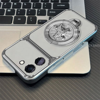 Ốp Lưng Cho POCO X8 Pro 5G X8 Pro Max 5G Mạ Điện Trong Suốt Cao Cấp Cửa Sổ Lớn Ốp Lưng Điện Thoại Xoay Thẩm Mỹ Chân Đế Laser Thiết Kế Mới