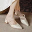 New Chinese Style Baotou Sandals Summer Slippers Pointed Toe Two-wear With Cheongsam Half Slippe