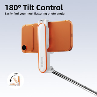 Gậy Selfie GOOJODOQ Hợp Kim Nhôm Chống Rung, Gập Gọn Bỏ Túi, Dài 70cm, Remote Bluetooth Kèm Theo