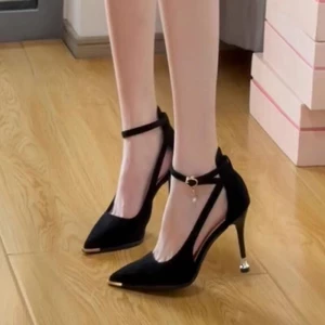 rỗng gót nhọn đính kim cương giả không mệt mỏi ngón chân giày đơn sắp đến tuổi nông miệng Phá