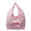 Tote Nylon hợp thời trang với chi tiết hàng đầu và chữ cái mở để mua sắm và đi chơi hàng ngày