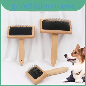 Dụng cụ chải lông thú cưng Lược gỗ và kim loại cho chó mèo