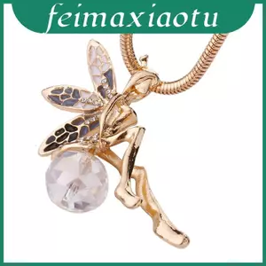 Vòng cổ cánh thiên thần sành điệu Thiết kế hoa Trang sức hợp kim Phụ kiện thời trang Quà tặng cho chuyến du lịch của cô
