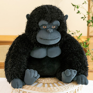 Búp bê đen Gorilla sang trọng với thiết kế thực tế cho trẻ em Quà tặng chơi và