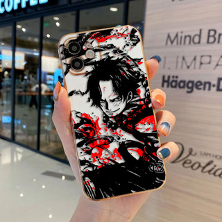 Ốp điện thoại One Piece Luffy ACE Smooth E-TPU cho OPPO A3 A5 A3X A5 A16K A17 A38 A53 A54 A55 A57 A58 A60 A72 A73 A74 A95 A78 A52 A92 A93 A94 A98 F29