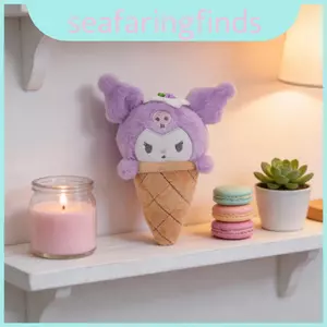 Túi móc khóa sang trọng Cuddly Ice Cream Charm My Melody Kuromi 13cm