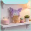 Túi móc khóa sang trọng Cuddly Ice Cream Charm My Melody Kuromi 13cm
