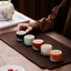 Guochao Sáng Tạo Văn Hóa Wanli Jiangshan Gốm Trà Yuanshan Cốc Năm Màu Kung Fu Trà Hộp Quà Tặng Cốc Trà Quà Tặng Nhỏ [Bồi Thường Gói Bị hỏng]