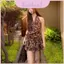Phụ kiện thắt lưng nữ phong cách Bohemian với trang phục hoa hồng để mặc thường ngày