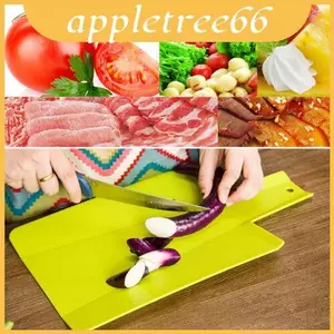 Nhựa linh hoạt Tiện lợi Dễ dàng chống trượt Thớt gấp Thảm xanh
