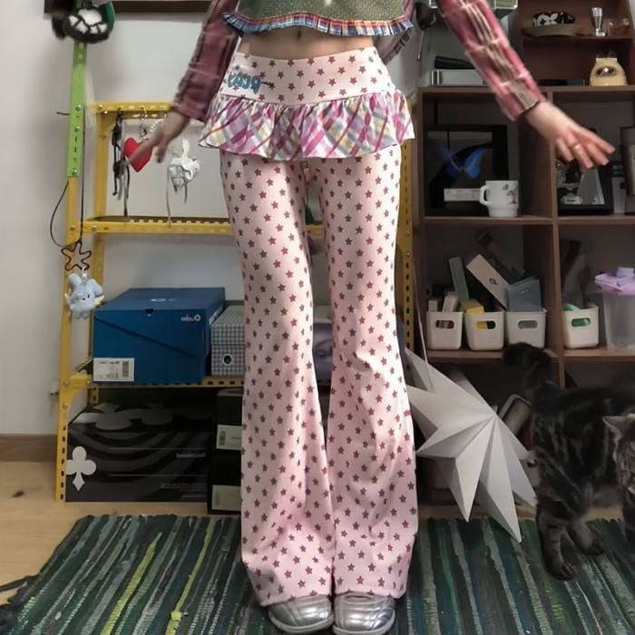Ngôi Sao Mông Màn Giả 2 Boot-cut Nữ Mùa Hè Mỏng Hot Girl Váy Ôm