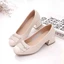 High-heeled Single Shoes, Work Shoes, Soft Soles, Casual Professional Non-slip Leather Shoes,