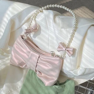 French Spring And Summer Pearl Fashion Armpit Women's Bag New Niche Chain Shoulder Hand-held Cro