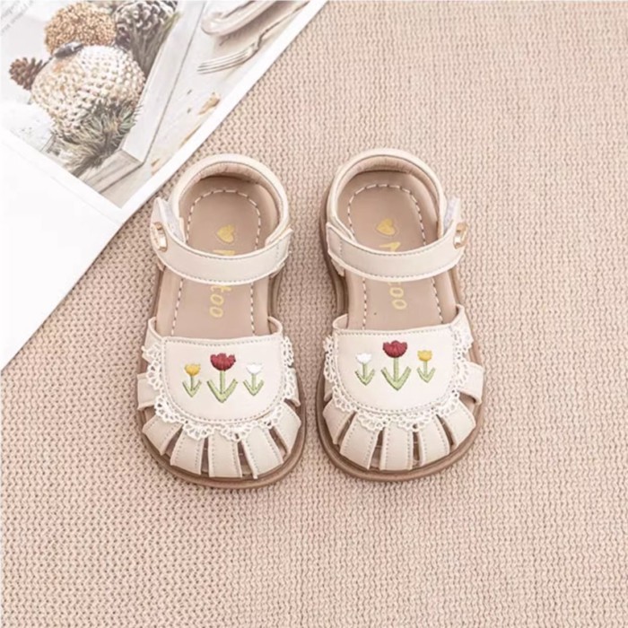 Sandals Children's Summer Toddler Sandals Soft Bottom Baby Princess Style Round Toe Show Flow
