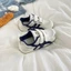 Giày trắng Velcro dành cho nữ mới đa năng mùa thu giày thể thao thông thường thích hợp đào tạo đ